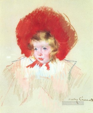 Mary Cassatt Painting - Child with a Red Hat mothers children Mary Cassatt